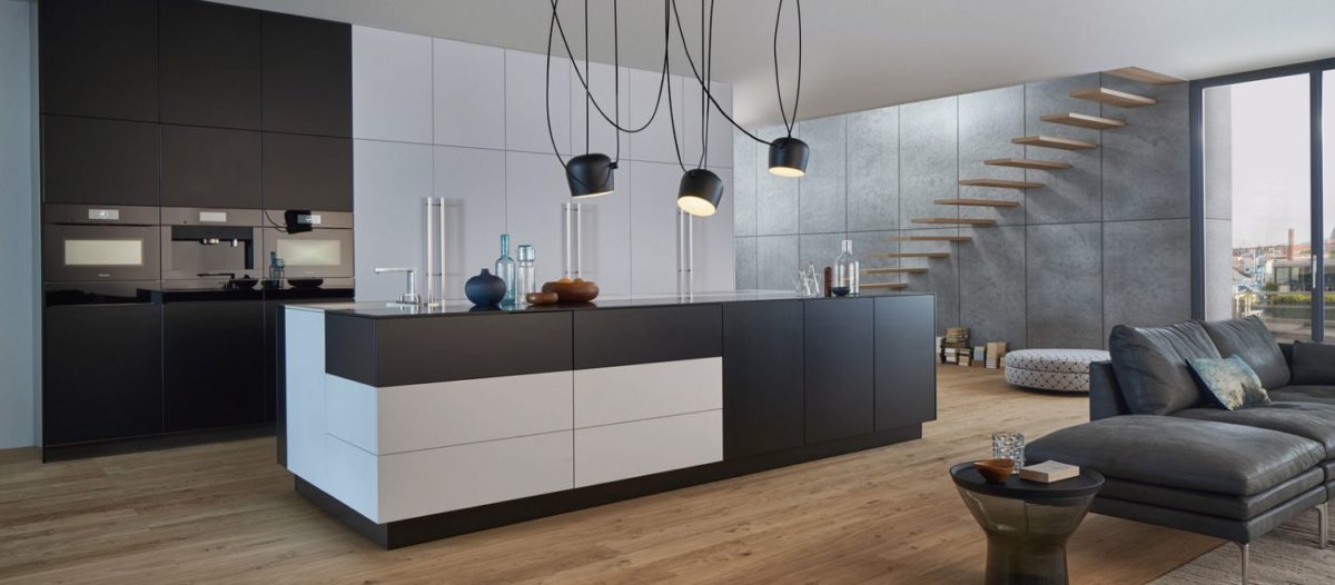 Style de cuisines sans poignées